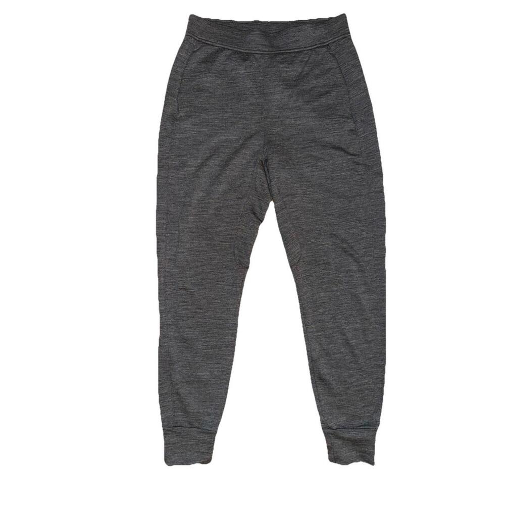 Lululemon The Lab Womens Heathered Gray Pull On Wool Joggers 8 Warm Active Edgy